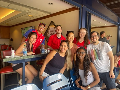 Endocrine Fellows Group shot at Phillies Game